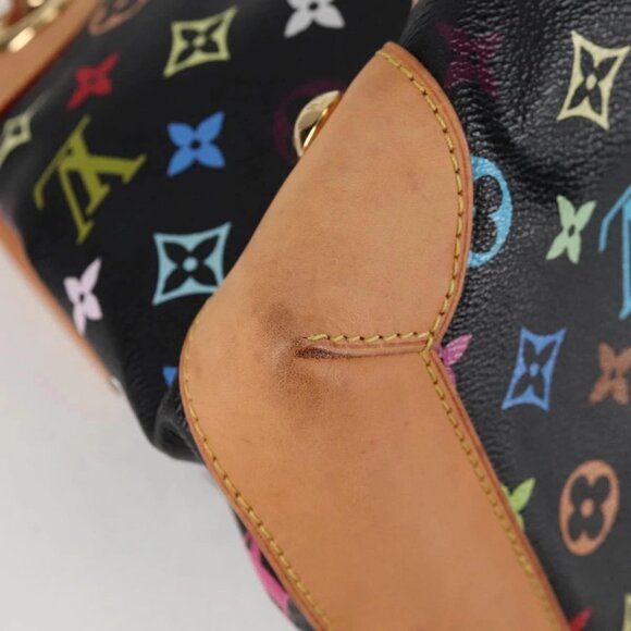 LOUIS VUITTON Monogram Multicolor Ursula Tote Bag Black M40124 LV Auth yk18891V - Picture 5 of 16